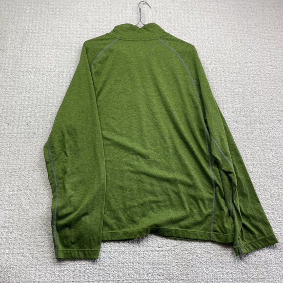 Cloudveil 1/4 Zip Pullover Mens 2XL Forest Green Long Sleeve Base layer Ski/Hike - Picture 10 of 13